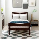 Merax Wood Platform Bed Frame with Headboard/No Box Spring Needed/Wooden
