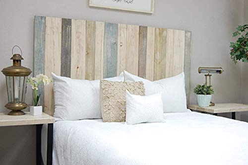 Farmhouse Mix Headboard California King Size, Hanger Style, Handcrafted.
