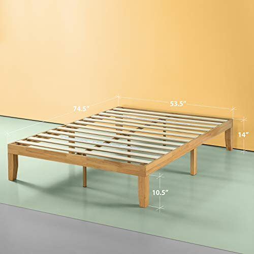 Zinus Moiz 14 Inch Wood Platform Bed, King Size Platform Bed No Box Spring Needed
