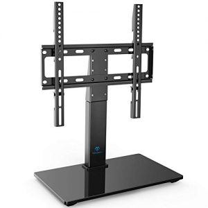 PERLESMITH Universal Swivel TV Stand - Table Top TV Stand for 26-55 ...