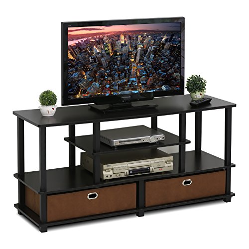 FURINNO JAYA Large Stand for up to 50-Inch TV, Black