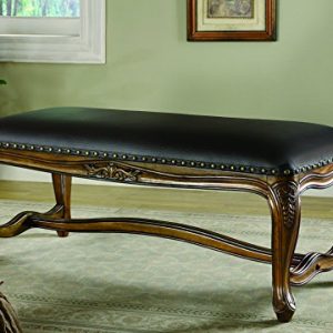Coaster Home Furnishings Upholstered Bench Brown and Black