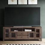 Simpli Home Cosmopolitan 72 inch Wide Media TV Stands, Black