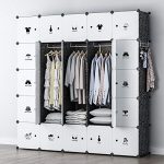 YOZO Modular Wardrobe Portable Clothes Closet Chest Drawer Polyresin Storage