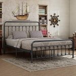 Elegant Home Queen Size Metal Bed Frame: Sturdy, Stylish, and Space-Saving