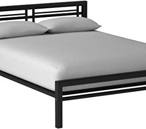 Black Full Size Metal Bed Platform Frame, Great Addition to any Kids or Boys