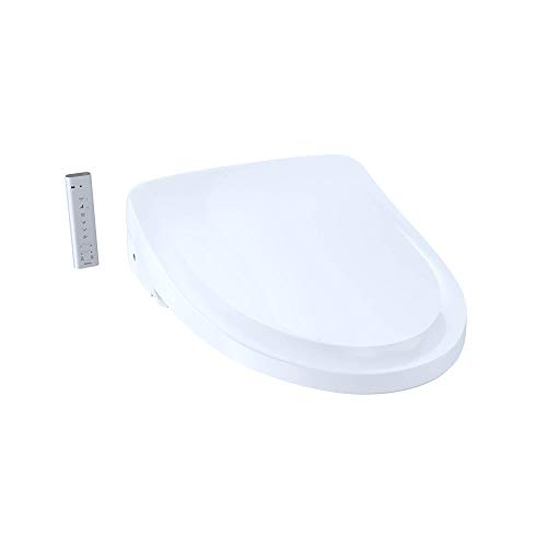 TOTO SW3054T40#01 S550e Elongated Bidet ewater+ and Auto Open and Close Classic Lid, White-SW3054T40 Toilet Washlet Seat, Cotton White