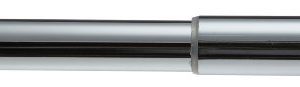 Carnation Home Fashions Adjustable 41-to-72-Inch Steel Shower Curtain Tension Rod, Chrome