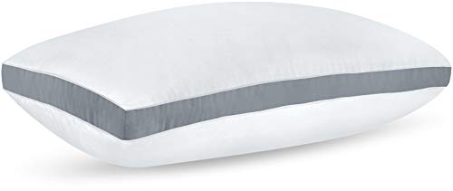 Utopia Bedding Cotton Gusseted Pillow (2-Pack) Utopia Bedding Cotton Gusseted Pillow (2-Pack) - Luxurious Aspect Sleeper Pillows for Sleeping - Mattress Pillows Queen (18 x 26 inches) - Gray.