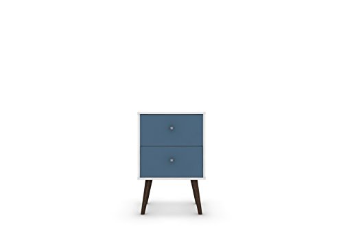 Manhattan Comfort Liberty Collection Mid Century Modern Nightstand Package deal Dimensions: 17.7 x 14.7 x 27.1 inches