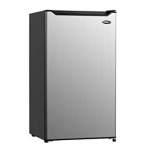 Danby DCR044B1SLM-6 Diplomat Compact mini fridge with freezer