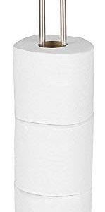 Spectrum Diversified Euro Toilet Tissue Reserve, Toilet Paper Holder, Toilet Roll Holder, Holds Regular & Jumbo Rolls, Modern Bathroom Fixture