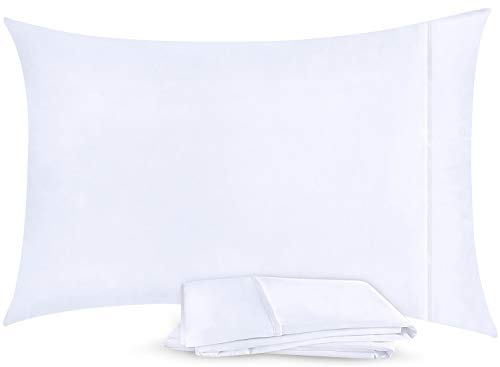 Utopia Bedding Pillowcases - 12 Pack - Bulk Pillowcase Set Utopia Bedding Pillowcases - 12 Pack - Bulk Pillowcase Set - Mushy Brushed Microfiber Cloth- Wrinkle, Shrinkage and Fade Resistant Pillow Covers (King, White).