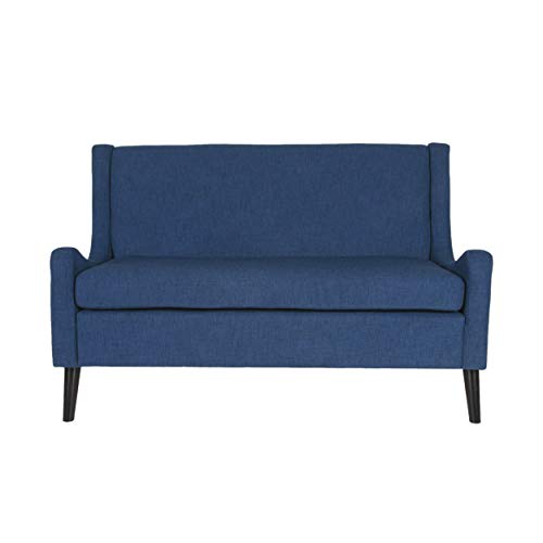 Knight House Nash Up to date Loveseat Chat Set, Navy Blue Christopher Knight House Nash Up to date Loveseat Chat Set, Navy Blue