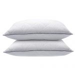Sable Queen Pillows, 2 Pack Hotel Bed Pillow with Adjustable Super Soft Plush Fiber Fill and Cotton Pillowcase, Machine Washable, Relief for Neck Pain, Good for Side or Back Sleeper, 30"×20”