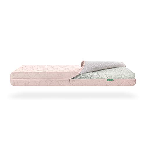 Newton Baby Crib Mattress and Toddler Bed | 100% Breathable Proven Newton Child Crib Mattress and Toddler Mattress | 100% Breathable Confirmed to Scale back Suffocation Threat, 100% Washable, Hypoallergenic, Non-Poisonous, Higher Than Natural - Dawn Pink.