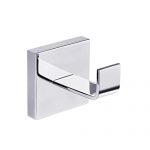 Alvada-direct Bath Towel Hook, Bath Robe Hook SUS304 Stainless Steel Square Wlall Hooks, Utility Coat Holder, Hand Towel Hanger,Wall Mounted Hook, Polished Chrome