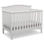 Delta Children Bennett 4-in-1 Convertible Baby Crib, Bianca White