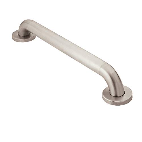 Moen R8732P Home Care Bathroom Safety 32-Inch Grab Bar with Concealed Screws, Peened