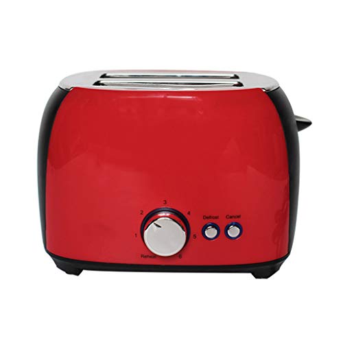 jackyee 2 Slice Toaste Stainless Steel Toasters with Removable Crumb Tray jackyee 2 Slice Toaste Stainless Steel Toasters with Removable Crumb Tray for Bagels Red.