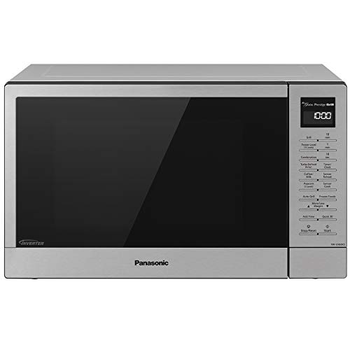 Panasonic NN-GN68KS Countertop Microwave Oven with FlashXpress, 3-in-1 Broiler, Food Warmer, Plus Genius Sensor Cooking– 1.1 cu. ft, Stainless Steel/Silver