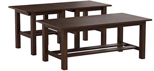 Lewis Modern 3-Piece Desk Set, Medium Brown Signature Design by Ashley - Lewis Modern 3-Piece Desk Set, Medium Brown