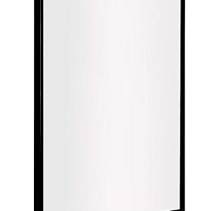 ANDY STAR Bathroom Mirror, Clean Large Modern Black Frame Wall Mirror | 30x40-Inch Contemporary Premium Silver Backed Floating Glass Panel | Mirrored Rectangle Hangs Horizontal or Vertical