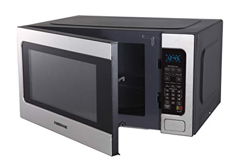 1200-Watt Microwave Oven with Sensible Sensor Cooking Farberware Skilled FMO22ABTBKA 2.2 Cu. Ft. 1200-Watt Microwave Oven with Sensible Sensor Cooking, ECO Mode and Blue LED Lighting, Stainless Metal.
