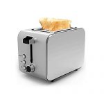 Z-COLOR Toaster 2 Slice, 2 Slice Toaster with 7 Toasting Settings and Removable Crumb Tray, Extra Stainless Steel Wide Slot - 750W