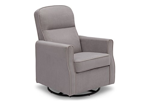 Delta Children Clair Slim Nursery Glider Swivel Rocker Chair, Dove Grey (See More Styles and Colors)