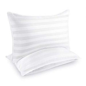 COZSINOOR Hotel Collection Pillows for Sleeping (2-Pack)- Luxury Down Alternative Pillow 100% Breathable Cotton Cover Skin-Friendly - Queen Size