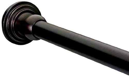 Dynasty Hardware DYN-SR60-ORB 1-Inch Diameter Shower Curtain Rod and Mounting Brackets, 60-Inch, Oil Rubbed Bronze