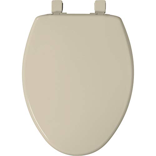 BEMIS Toilet Seat will Slow Close and Removes Easy for Cleaning BEMIS 7300SLEC 006 Toilet Seat will Slow Close and Removes Easy for Cleaning, ELONGATED, Bone.