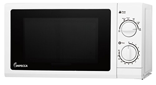 Impecca CM0674 700-Watts Countertop Microwave Oven, 120V 0.6 Cubic Feet, White