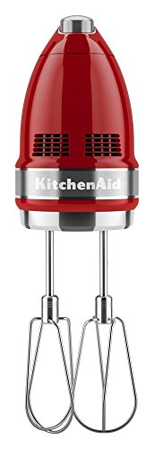 KitchenAid Empire Red 9-Speed Hand Mixer (Renewed) Guarantee: 90 days restricted guarantee