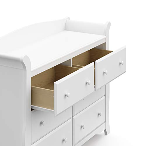 Storkcraft Avalon 6 Drawer Universal Dresser, White, Kids Bedroom Dresser Launch Date: 2015-04-07T00:00:01Z