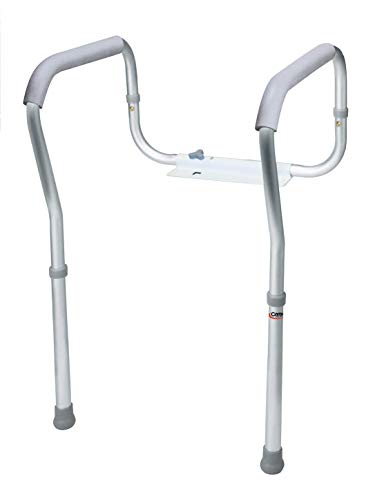Carex Toilet Safety Rails - Toilet Safety Frame For Elderly Carex Toilet Safety Rails - Toilet Safety Frame For Elderly, Handicap, or Disabled - Toilet Rails For Home Use.