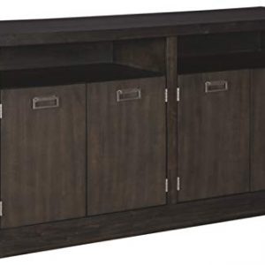 Signature Design By Ashley - Hyndell Dining Room Server - Contemporary Style - Dark Brown