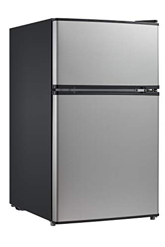 Midea 3.1 Cu. Ft. Compact Refrigerator, WHD-113FSS1 - Stainless Steel