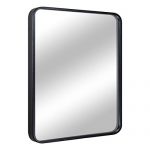 EPRICA Bathroom Mirror for Wall, Large Wall Mirror, Black Rectangle Mirror, 1” Metal Framed Mirror for Home Decor, Hangs Horizontal or Vertical (24" x 32")