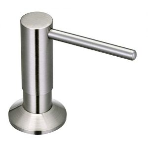 Soap Dispenser for Kitchen Sink Basin Brushed Nickel Stainless Steel Built in