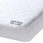 Milddreams Full XL Mattress Pad Cotton Cover Size 54x80 inches 16 Deep Pocket - Fitted Quilted Sheet for Full Extra Long Bed, Cotton Cover