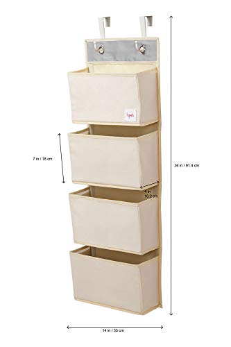 3 Sprouts Hanging Wall Organizer- Storage for Nursery three Sprouts Hanging Wall Organizer- Storage for Nursery and Altering Tables, Bear.