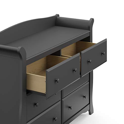 Storkcraft Avalon 6 Drawer Universal Dresser, Gray, Kids Bedroom Dresser Launch Date: 2015-04-27T00:00:01Z
