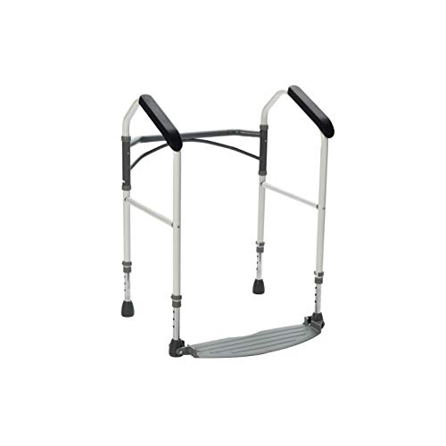 Buckingham Foldeasy Toilet Safety Frame - Strong Height Adjustable Frame Yet Foldable and Portable