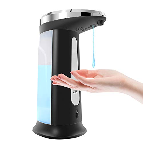 Innosinpo Soap Dispenser 【2020 Newest Version】, Touchless Automatic Soap Dispenser, Infrared Motion Sensor Dish Liquid Hands-Free Auto Soap Dispenser, Upgraded Waterproof Base