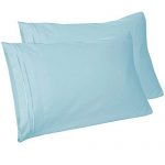 Mejoroom Luxury Pillowcase Set Brushed Microfiber 1800 Bedding - Wrinkle, Fade, Stain Resistant - Hypoallergenic (2 Pillowcases Standard, Teal) (2 Pillowcases Standard, Aqua)