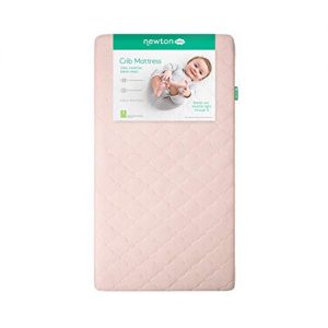 Newton Baby Crib Mattress and Toddler Bed | 100% Breathable Proven to Reduce Suffocation Risk, 100% Washable, Hypoallergenic, Non-Toxic, Better Than Organic - Sunrise Pink