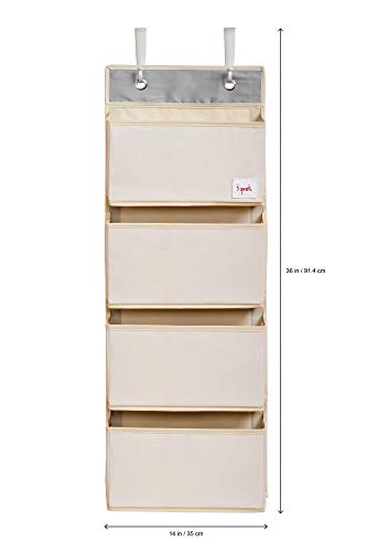 3 Sprouts Hanging Wall Organizer- Storage for Nursery three Sprouts Hanging Wall Organizer- Storage for Nursery and Altering Tables, Bear.