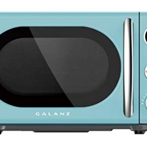 Galanz 0.7 Retro cu. Ft. 700-Watt Countertop Microwave, Bebop Blue